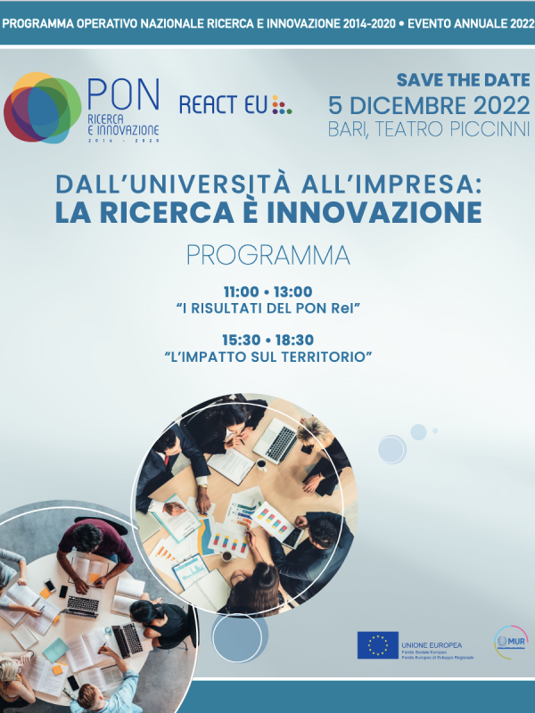 E-crops si racconterà all’evento annuale del PON “Dall’Università all’impresa: la ricerca è innovazione”